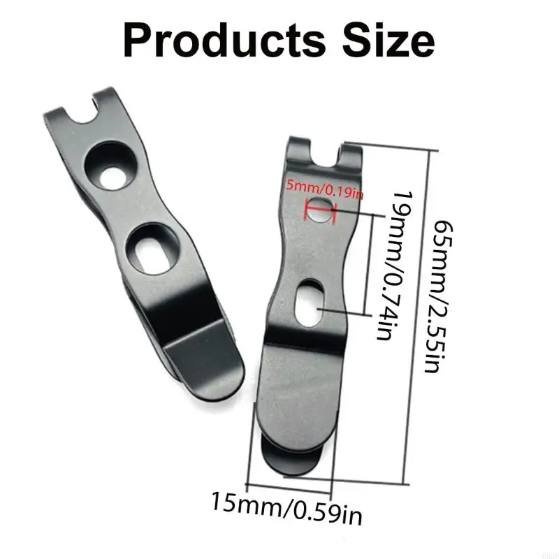 K Sheath Waist Belt Clip Cutter Scabbard Waist Clip Stainless Steel Fixture Grip Outdoor Tool Holders Accessories
