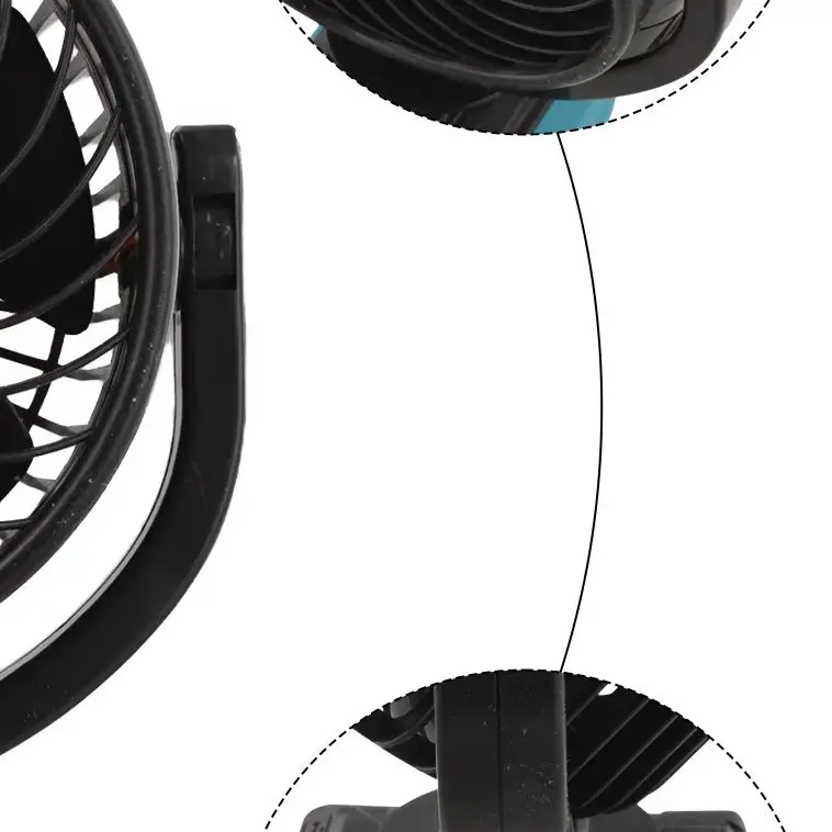 21V 5 Inch Wireless Lithium Battery Fan Portable Metal Table Strong Airflow For Outdoor Camping Stall Office Home Cooling Tool