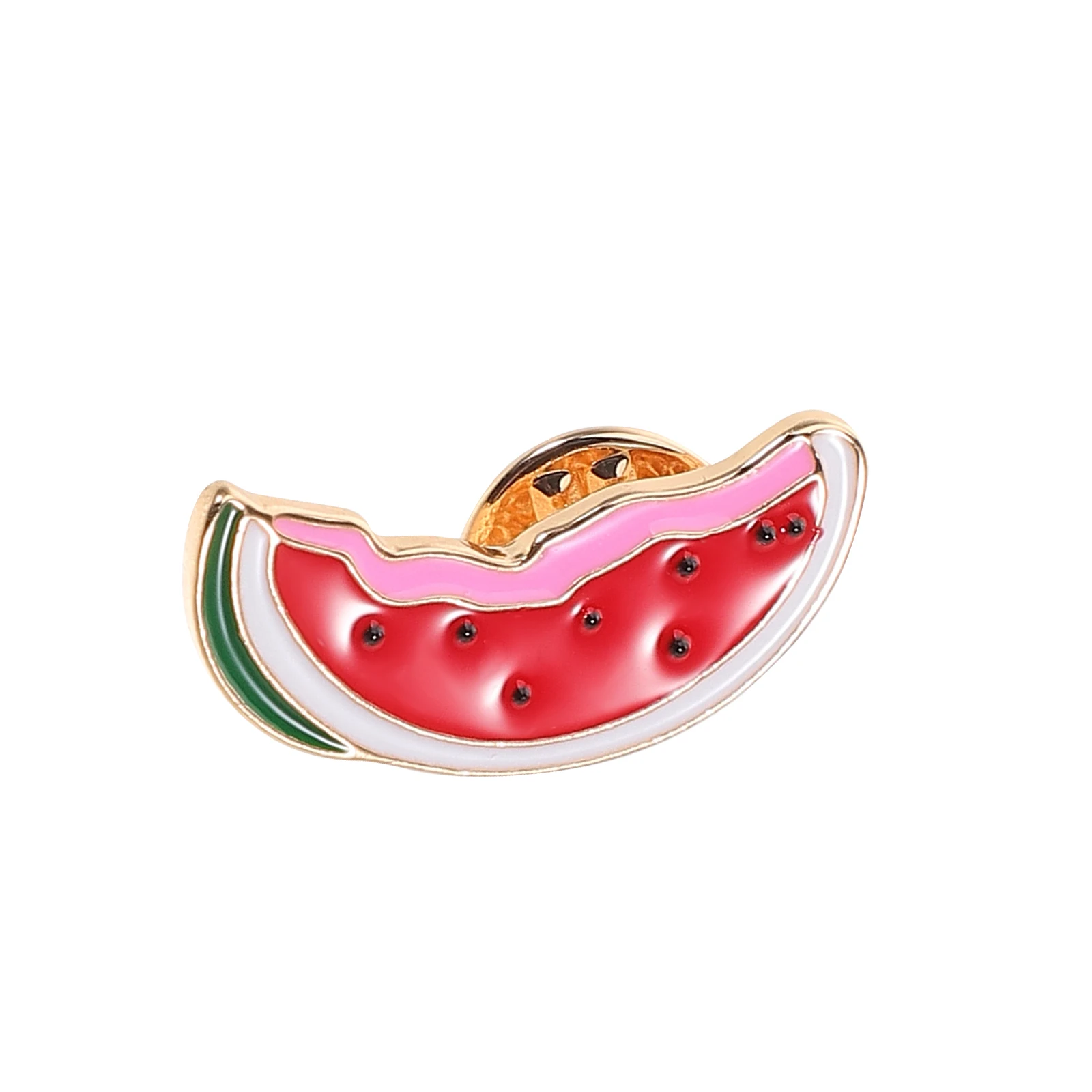 

Watermelon Brooch Cartoon Pins for Bags European American Fruit Metal Jewelry Women Men Fashion Cute Lapel Pin Accessory