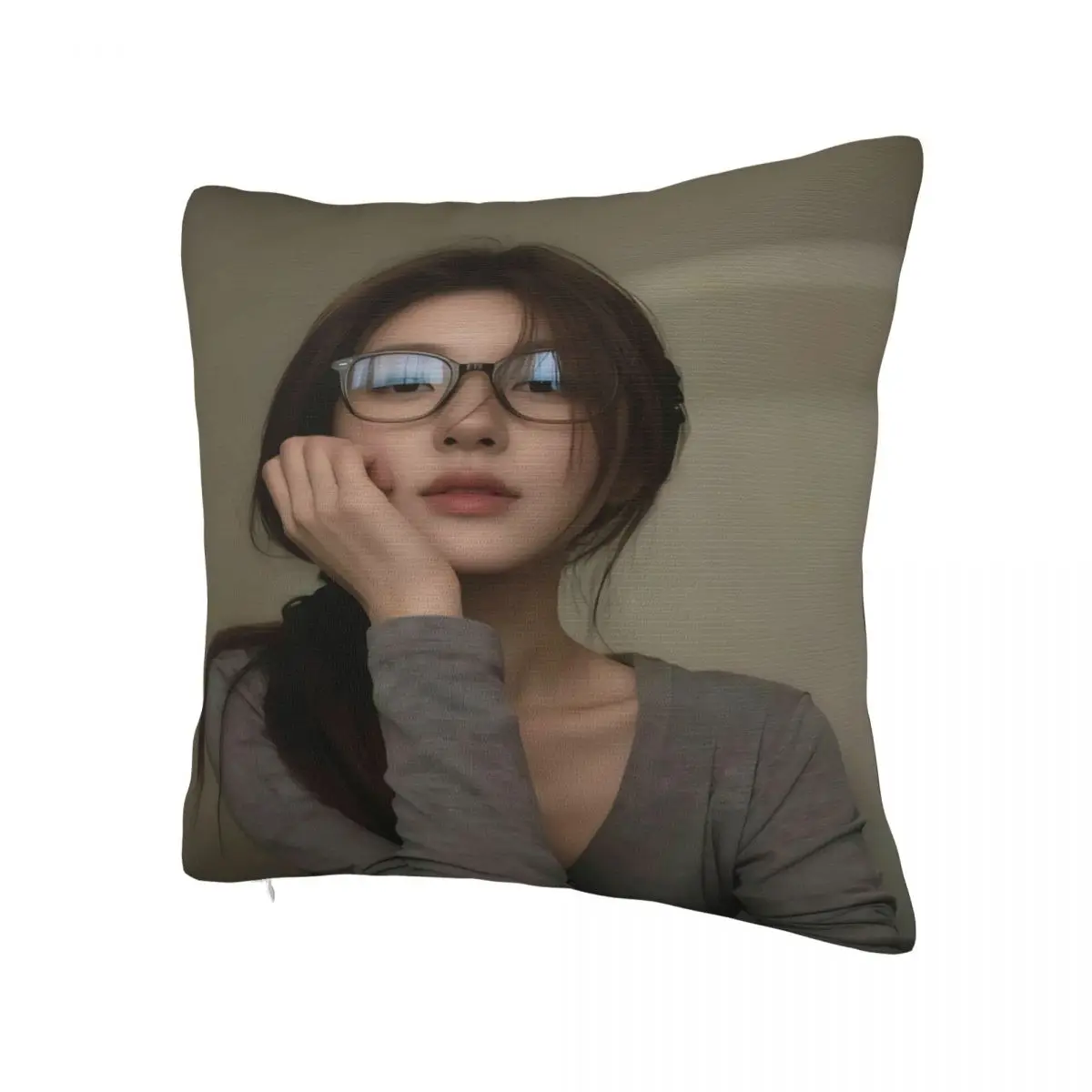 Zhao Lusi Pillow Case Rosy Cushion Cover Soft Design Pillow Cover Cute Funny Pillowcases For Office Car Home Decorative