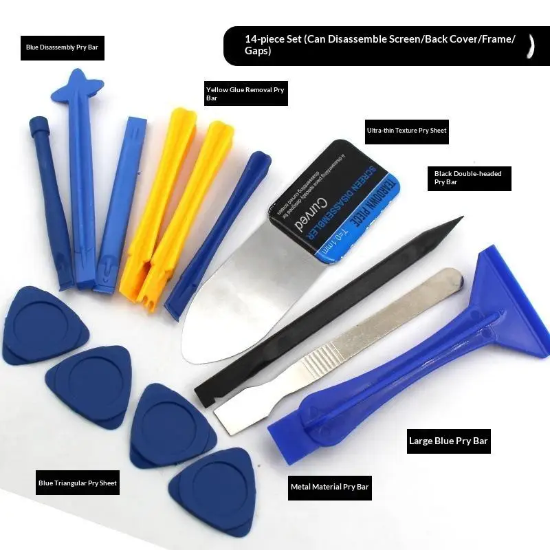 Mobile Phone Pry Bar Spudger Tool Set Precision Opening Bars  Tablet Laptop Screen Component Disassembly Electronics Repair Kit