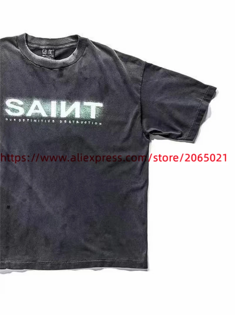 2025ss Saint T Shirt Men Women Letter Printing T-Shirt