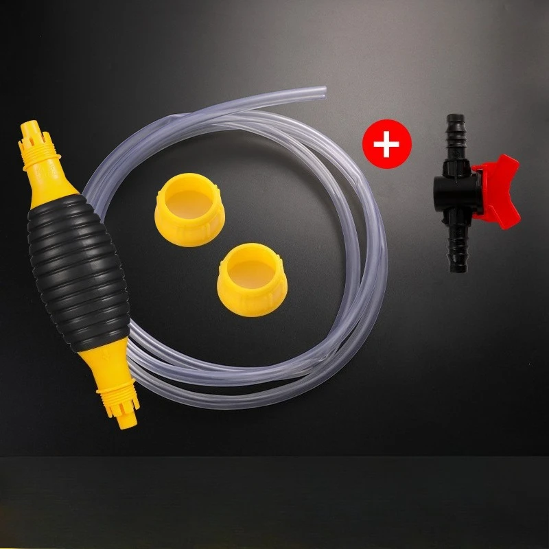 1Set Automobile and Motorcycle Manual Oil Pumping Pump Diesel Barrel-Type Oil Pumping Pipe Oil Diversion Transfer Pump for Oil
