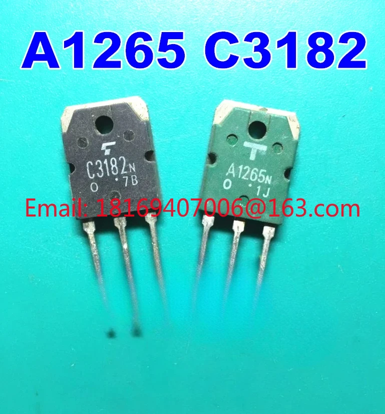 

20 шт. Оригинальная машина для разборки【10 шт. A1265+10 шт. C3182 】2SA1265N 2SC3182N A1265