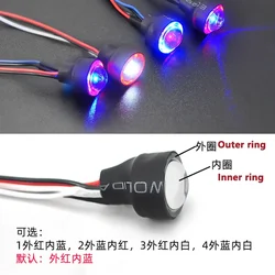 MN D90 99S 98 99 MN128 MN86 86S RC Car Spare Parts Light Set Modified Angel Eye LED Headlights Demon Eye Eagle Eye Headlights