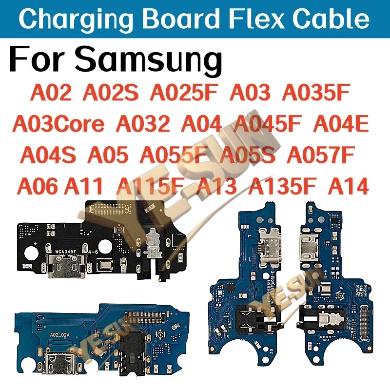 شاحن يو اس بي موصل هيكلي مجلس شحن سريع ميناء الكابلات المرنة لسامسونج غالاكسي A02 A02S A03 كور A05 S A13 A06 A11 A13 A14 #1