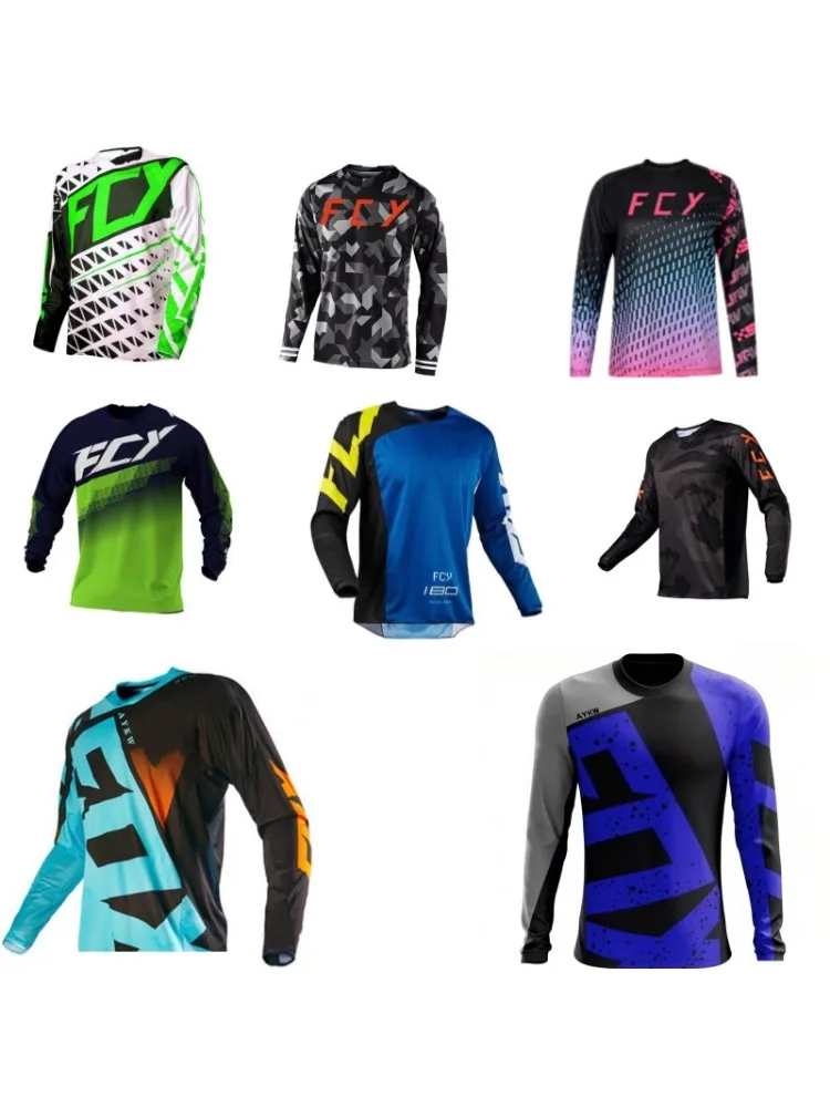AliExpress AYKWFCY Cycling Jersey Dh BMX MTB Mountain Bike Jersey Motocross Downhill Bicycle Mens Jerseys Camisa Ciclismo Hombre Jerseys T-Shirt