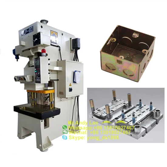 Double Point Crank C Frame Power Press and Stamping Mould for Terminal Box Electrical Connector Whole Production Line