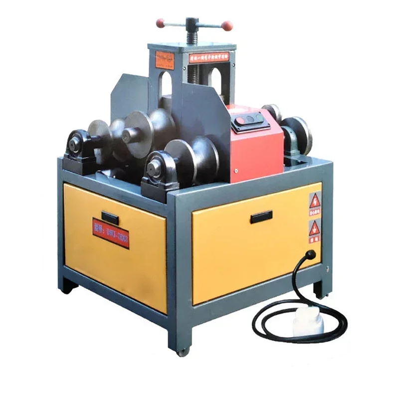 New Electric Heavy Duty Electric Pipe Bender Hydraulic Stainless Steel Square Pipe Greenhouse Pipe Bender Roll Bending Machine