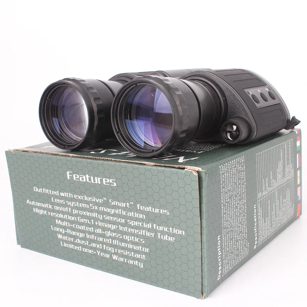 إمبا 370356   مناظير للرؤية الليلية أداة تلسكوب ليلي بحري إذا WP 7X50