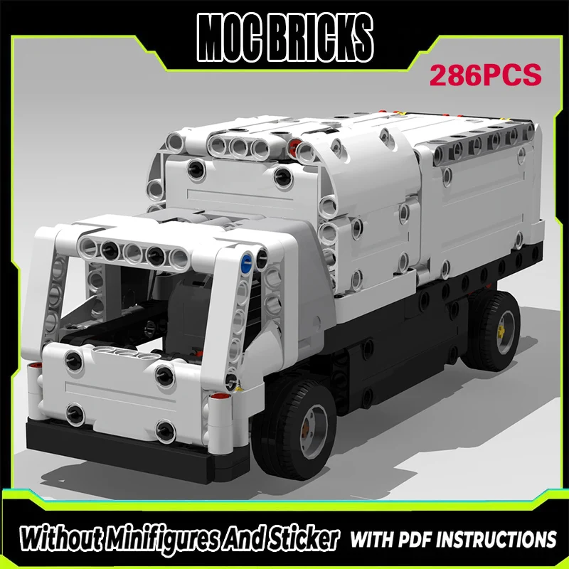 

Конструктор MOC: Модель городского автомобиля, необычный мусоровоз, модульная технология, подарки, праздничный набор для сборки, детские игрушки