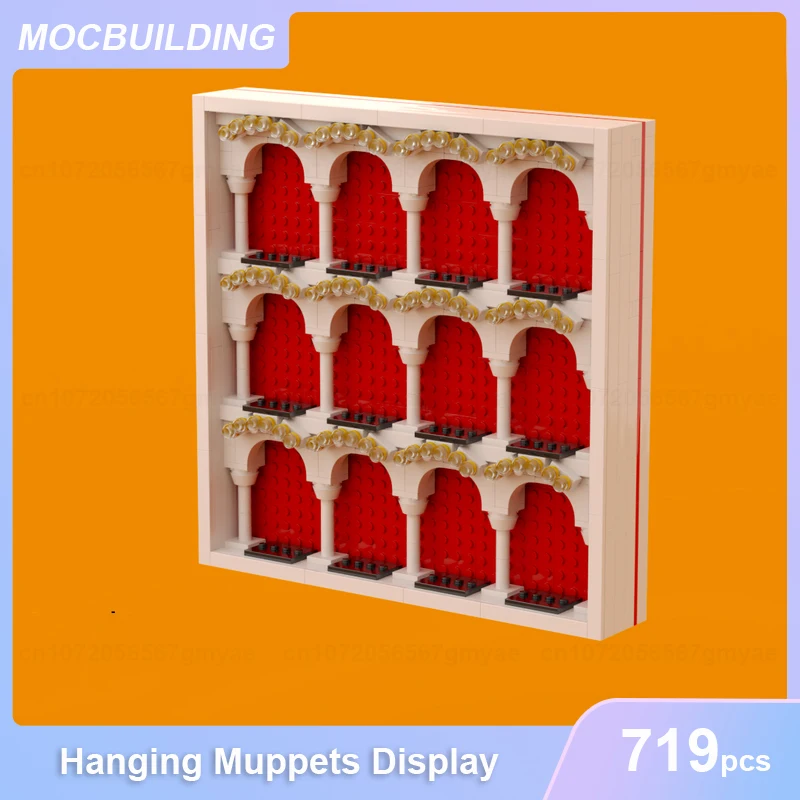 Hanging Muppets Display Model MOC Building Blocks DIY Assemble Bricks Educational Creative Collection Toys Xmas Gifts 719PCS