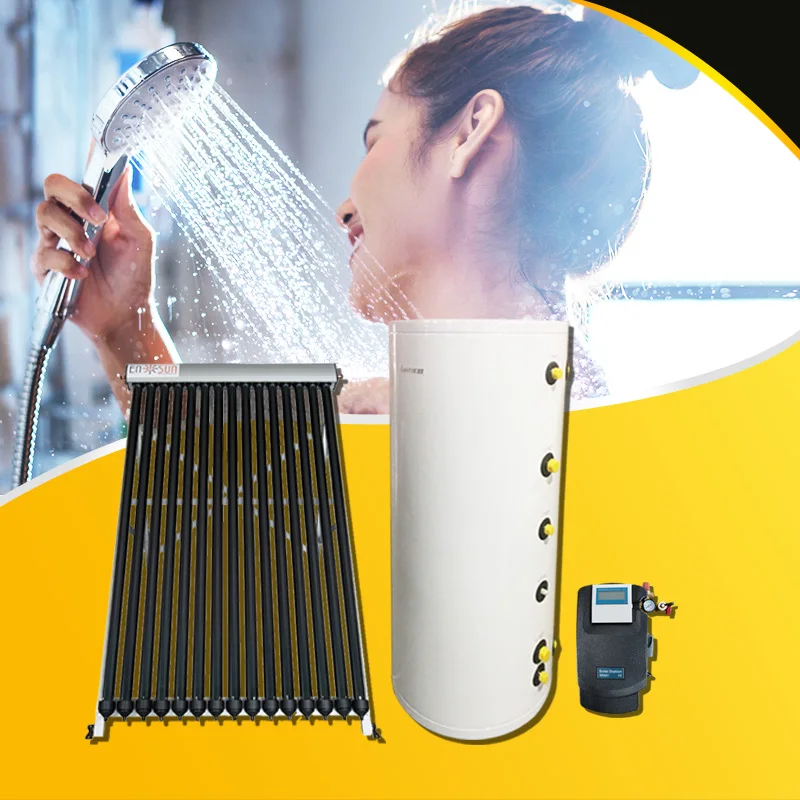 Small Pressure Evacuated Tube Collector Thermal Separate Pressue Solar Water Heater
