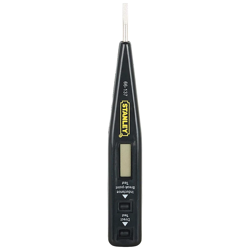 STANLEY 66-137 2-in-1 12V Digital Detection Tester & Screwdriver with LCD Display for Home, DIY & Professional Use Ideal for Car