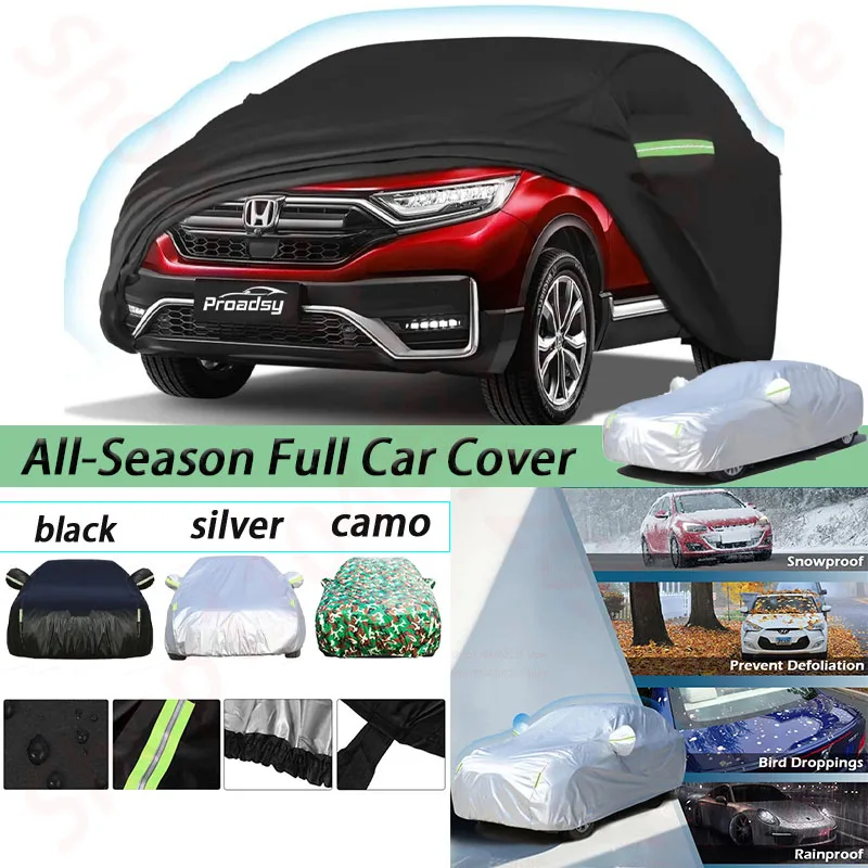 

Windproof Cover Compatible with Honda CRV 2017-2024 All Weather Waterproof Sun Rain UV Dust Snow Protection Outdoor Covers
