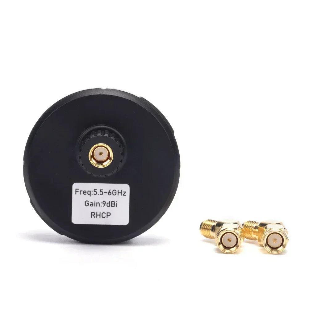 IFlight Pigeon 5.8G 円偏波指向性 9dBi ゲイン FPV パッチアンテナ RP-SMA LHCP RHCP 2 個の 45 度アダプター付き