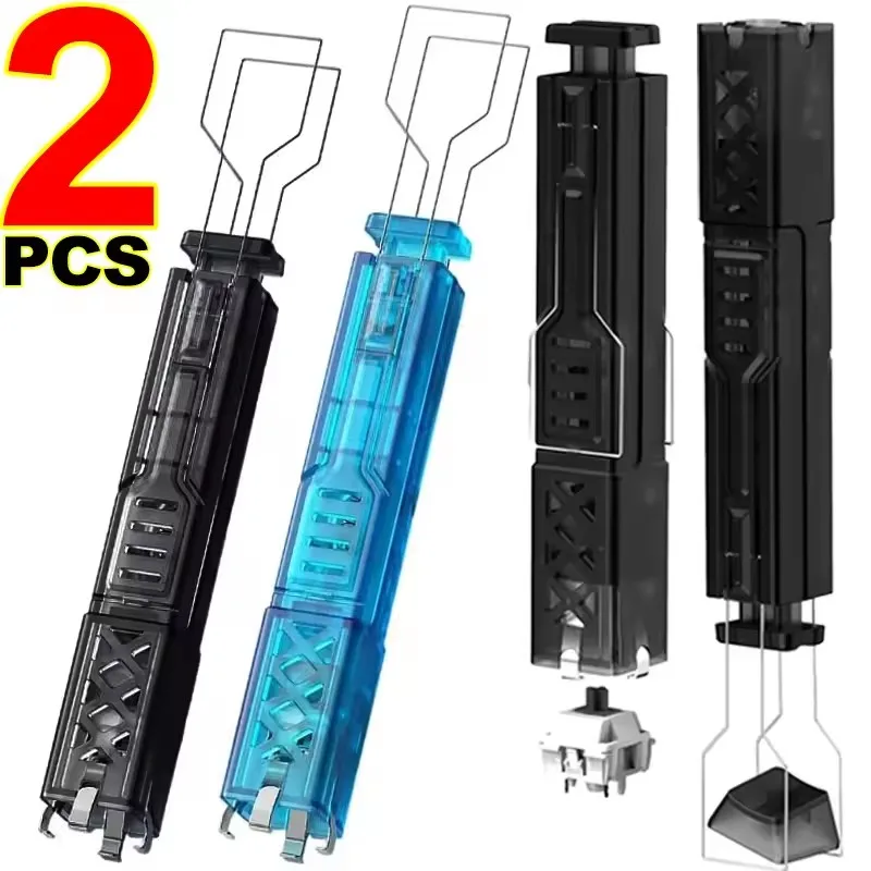 1-2PCS Keycap Puller Switch Pullers for Mechanical Keyboards Easily Remove Replace Tool Extractor Keyboards Bearing Pullers