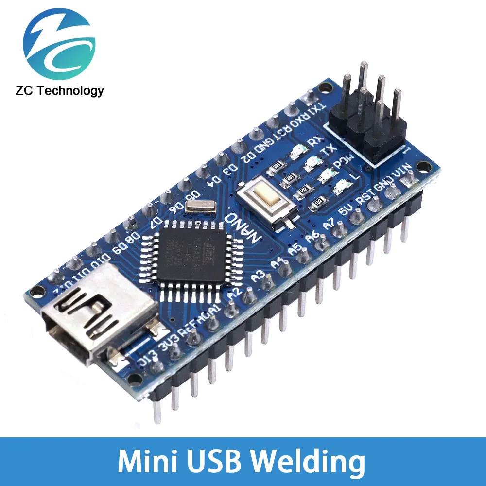 Mini / Type-C / Micro USB Nano 3.0 With the Bootloader Compatible Nano Controller for Arduino CH340 USB Driver 16Mhz ATMEGA328P