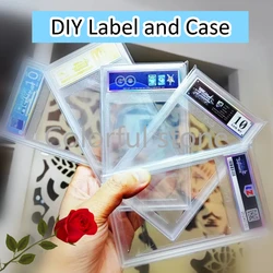 PTCG Pokemon WS Weiss Schwarz Style DIY Label Custom Label Plastic Card Brick Collector Card Protective Shell 63*88 No Cards