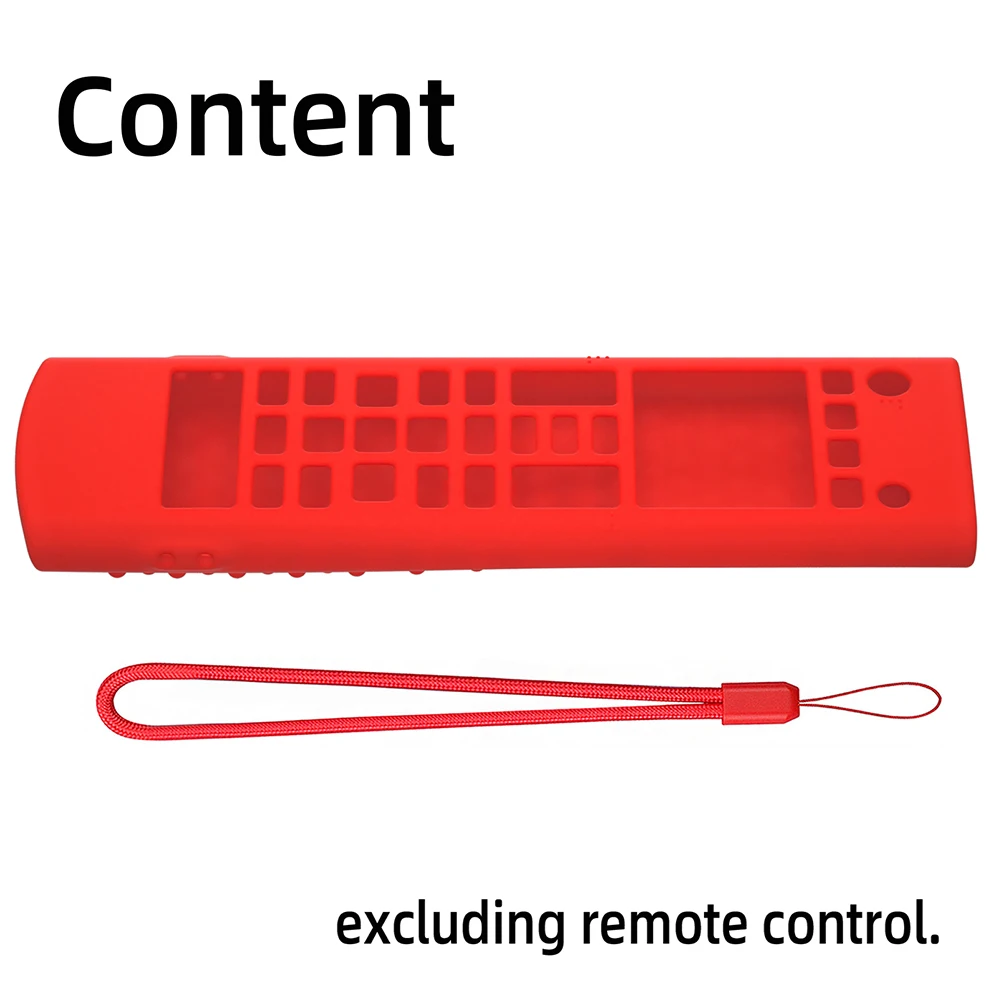 Silicone Case Protective Case with Lanyard Protective Controller Sleeve Skin TV Remote Control Case for LG-TV-Remote AKB75095307