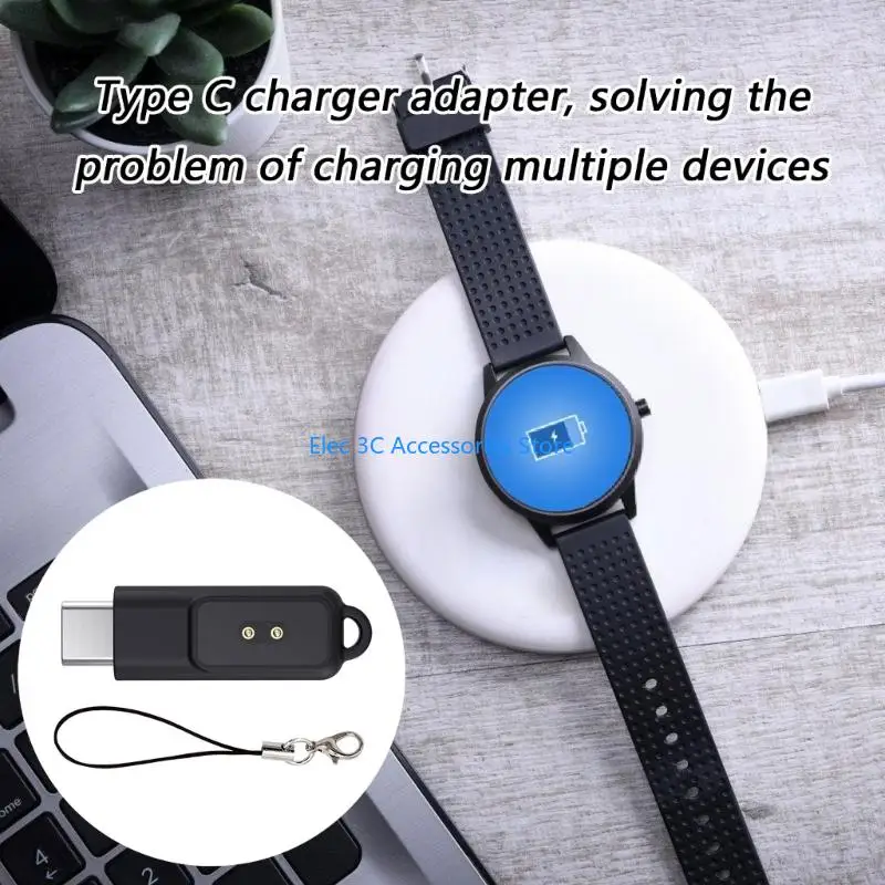 Y51A Travel Friendly Adapter for Smartbands 10/9/8 Lightweight Design In Safety Chip