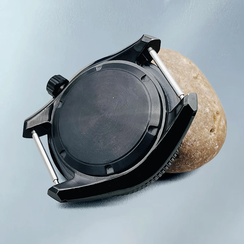 NH36 Case 42mm Black PVD SPB185 SPB187 Watch Cases Sealed Waterproof Fits Seiko NH34 NH35 Automatic Movement Watch Repair Parts