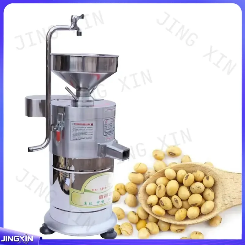Custom for Commercial Soy Milk Maker Tofu Paste Mill Soya Bean Grinder Juicer Extractor 1 Barrel Industrial Soymilk Machine