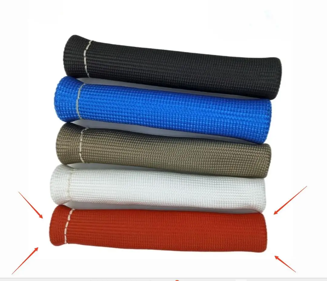 Ignition Component 1200C Temperature Resistance Fiberglass Sleeve Flame Retardant Composition Quick Fit Design