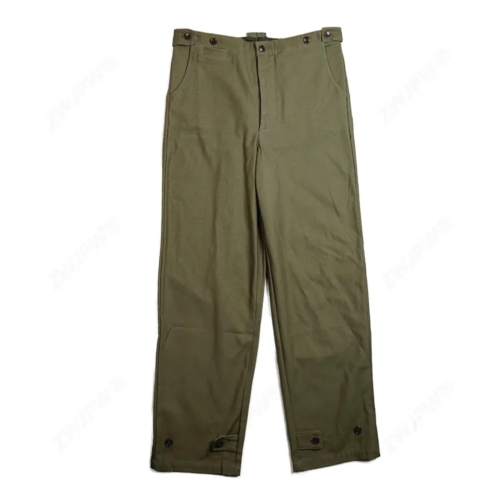 

ww2 US army green outdoor M43 Windbreaker Pure cotton pants