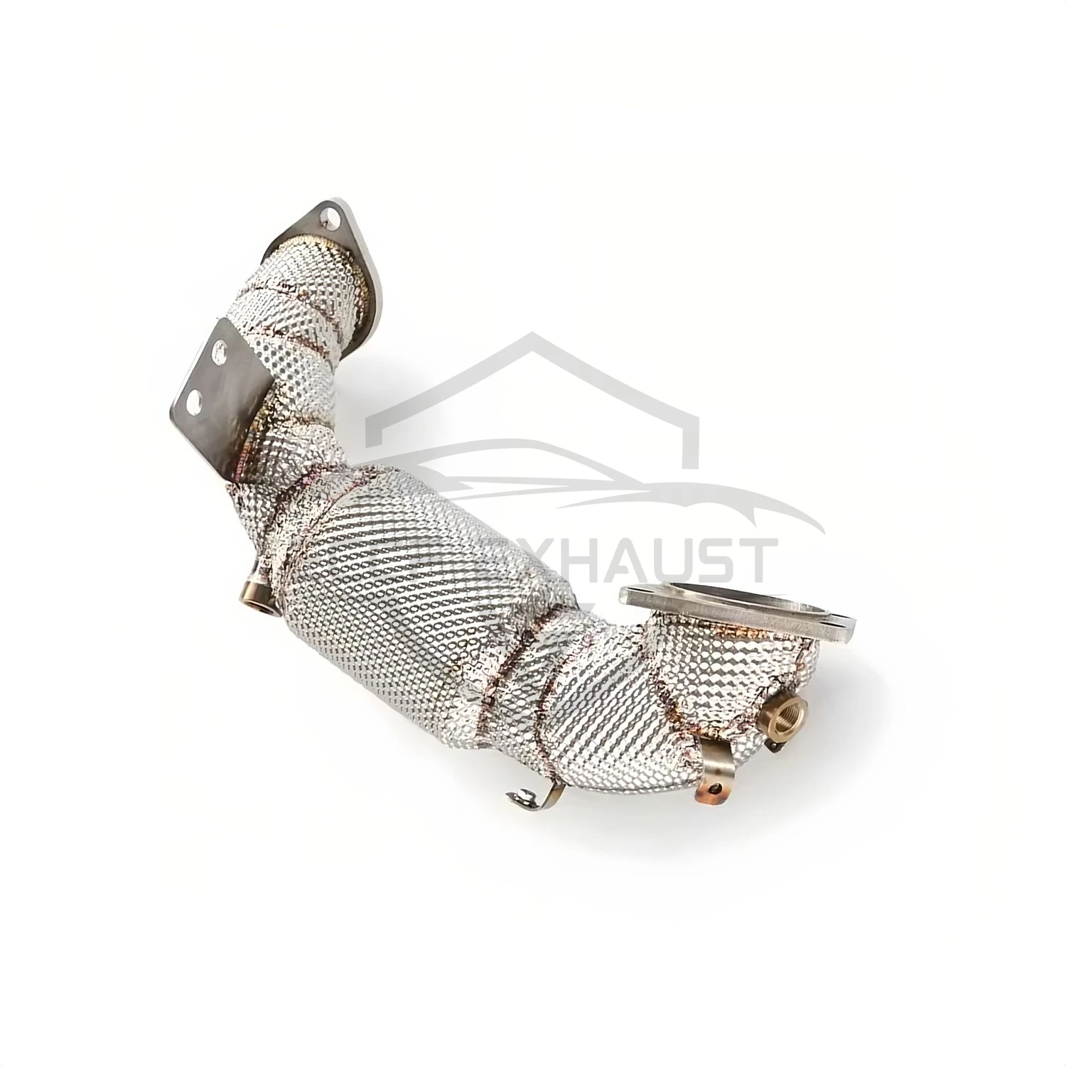 

Stainless Steel Downpipe With Heat Shield For HYUNDAI ELANTRA 2.0T Aggressive Exhaust Sound High Flow Performance Upgrade