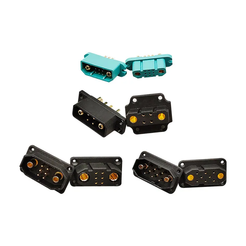 1Pair Servo Quick Release Plug Male Female MPX Connector VTOL Pro HY4 HY6 HY8 HY9  for RC UAV Fixed Wing Aircraft