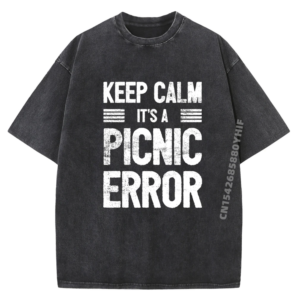 

Техническая поддержка I Пикник Помилка I Технический инженер Компьютер It Guy Простая рубашка Мужские простые стираные топы Идея подарка