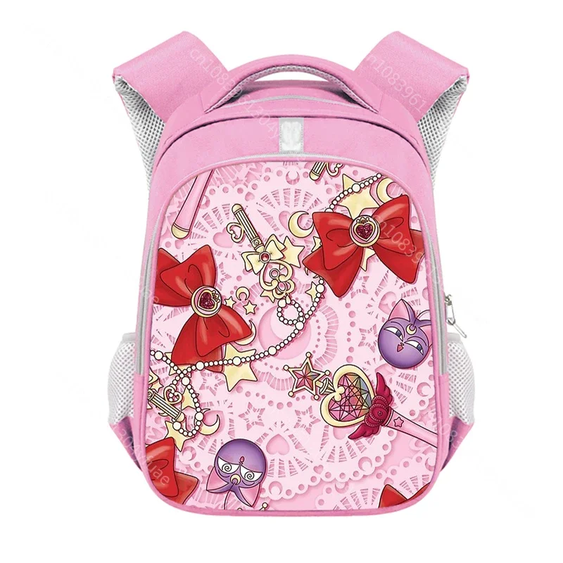 Fashion Magic Stick Bowknot Backpack Lovely Pink Waterproof school Bag for girls backpack Cute Bookbag Fairy Magic Bag Best Gift