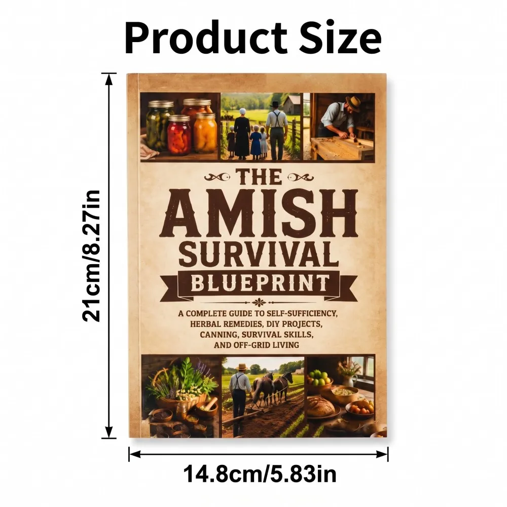 The Amish Survival Blueprint: a Complete Guide to SelfSufficiency, Herbal Remedies, DIY Projects, Canning, Survival Skills, and