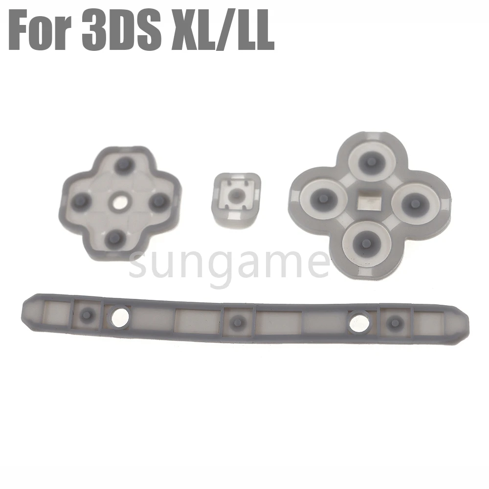 1set For 3DSXL LL Conductive Rubber Button Pad Set Replacement Part