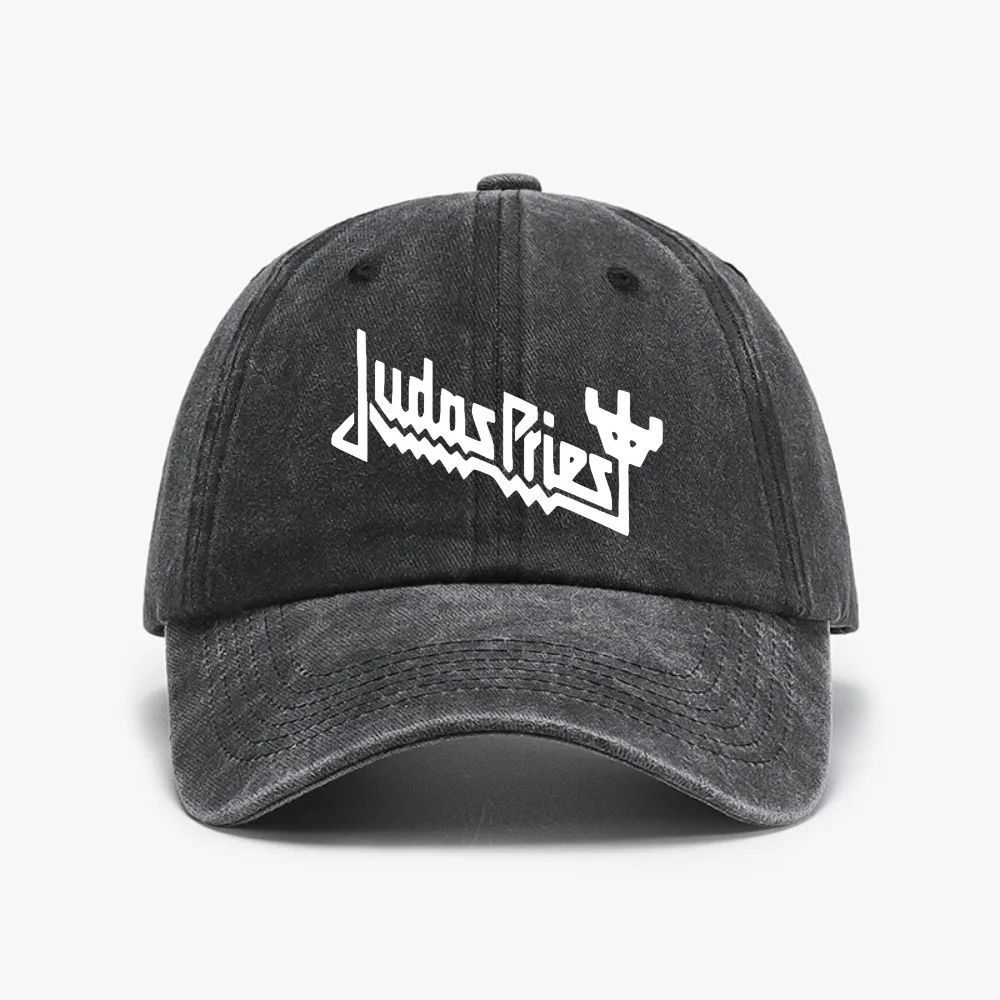 

Judas Priest cap Judas Metal Band Priest Denim Baseball Cap Outdoor Men Casual Sun Visors Snapback Caps