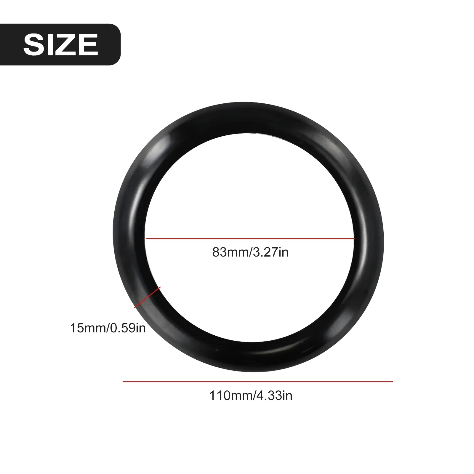 Black Car Rear Badge Ring Cover For BMW 1 Series F20 F21 2011-2019 Models Auto Logo Frame Trim Sticker Accessories ﻿