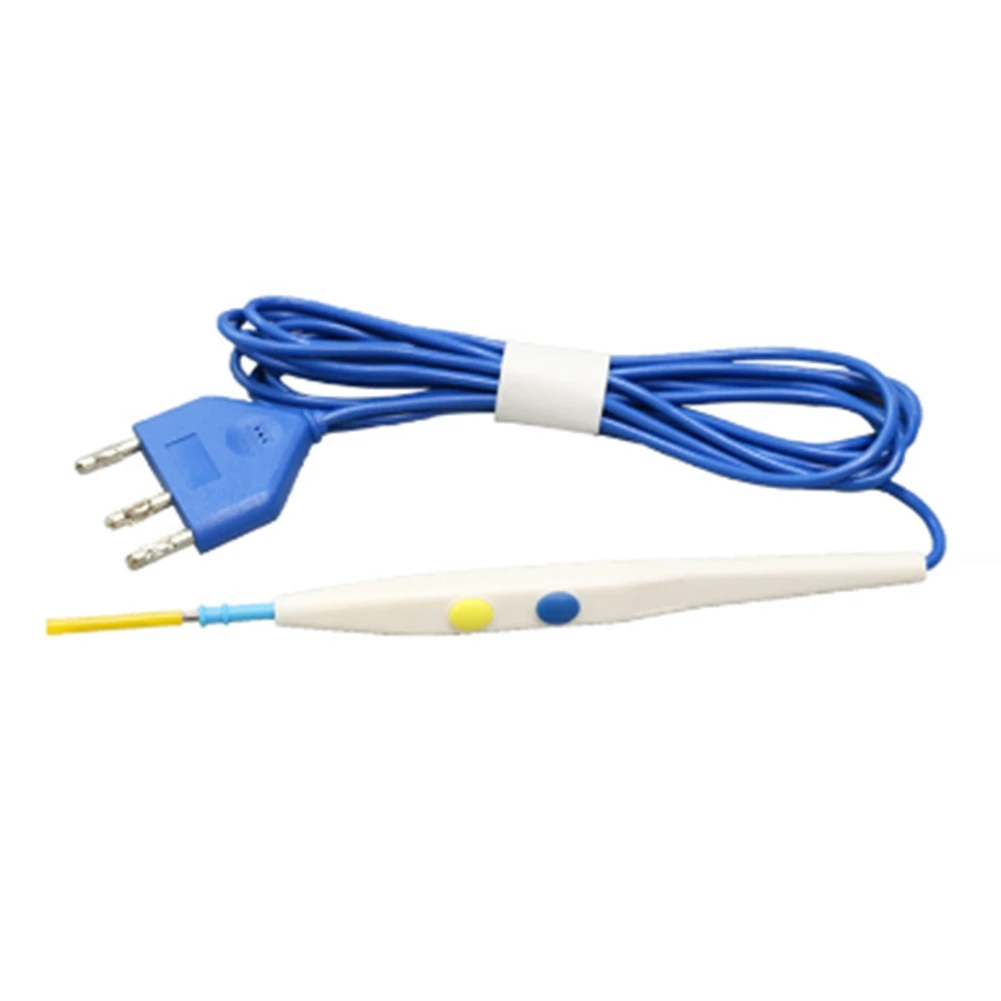 10Pcs Disposable Surgery ESU Pencil High Frequency Disposable Electrosurgery LEEP Unipolar Electric Knife Pen Vogue