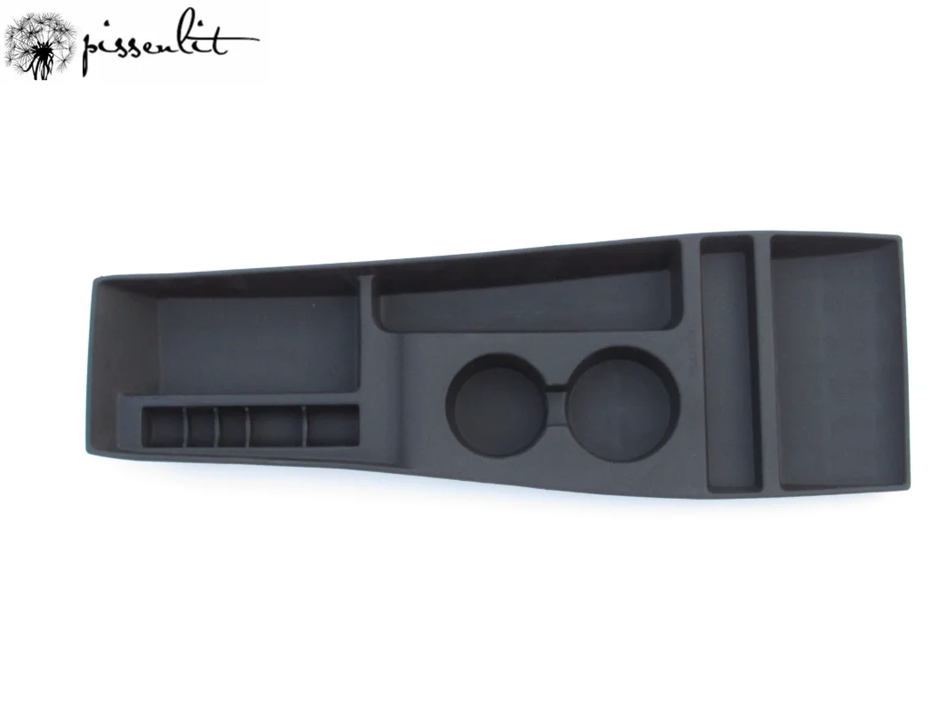 Accessori per la conservazione automatica scatola portaoggetti per Console centrale in Silicone nero per Tesla Model X/S 2012 2013 2014 2015 2016