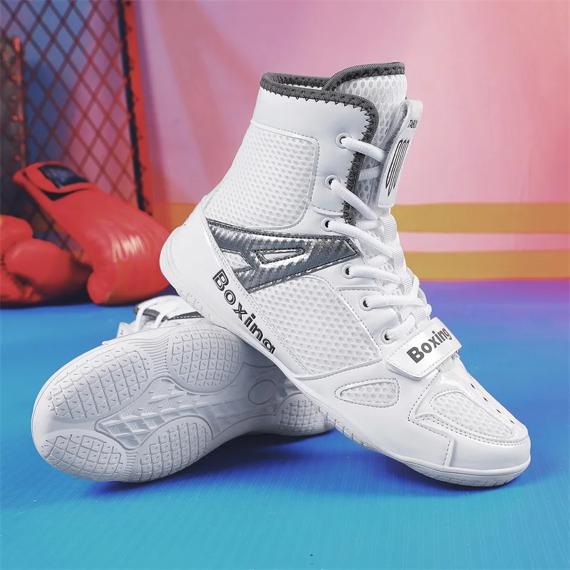 

2025 New Men Wrestling Boots Breathable Boxing Shoes Mens Brand Designer Sport Shoes Man Fighting Shoe