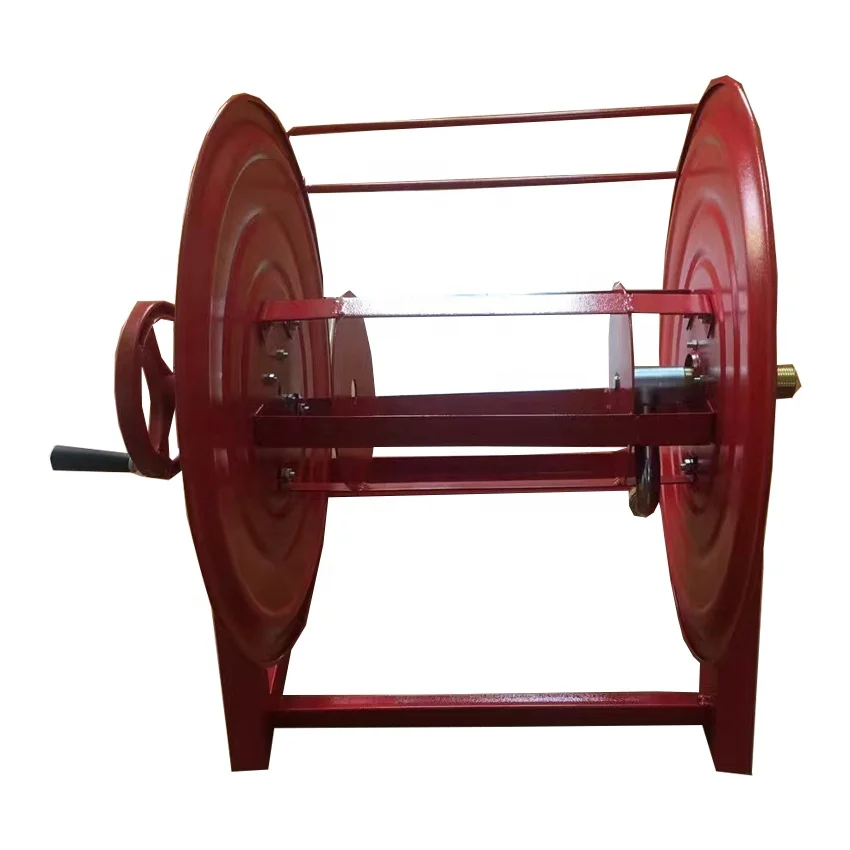 TLF – bobine de tuyau d'incendie lourde, rouleau manuel, haute pression, 60m