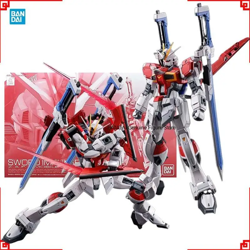 Bandai Gundam Model Kit RG Sword Impulse Action Figure Gunpla Building Kit Gundam Collectibles Anime Figures Toys For Boys Gift