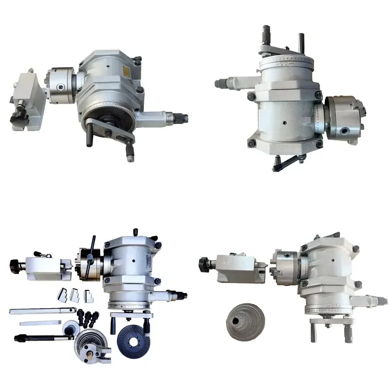 F11-160A High Precision Universal Indexing Head with Indexing Plate for Workpiece Milling and Indexing