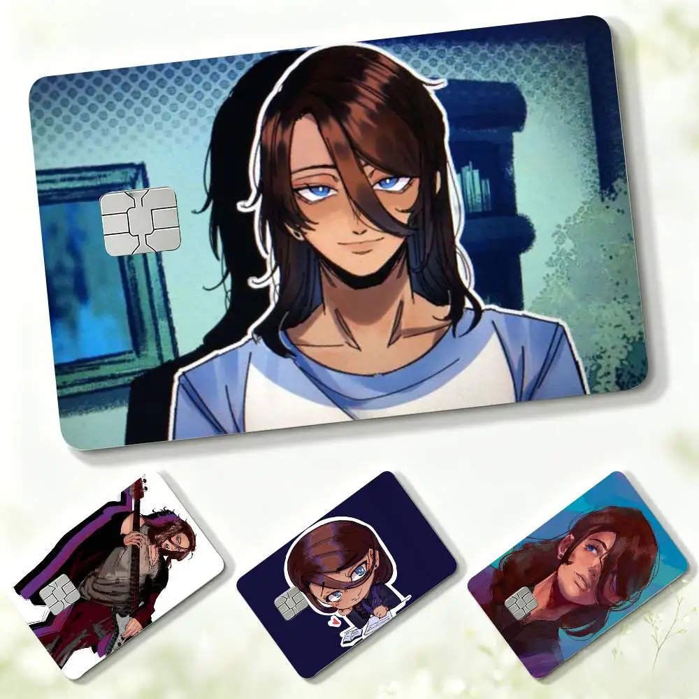 C-Crowe T-The Kid at the B-Back  Credit Card HD Stickers Game Card Decal Small Chip Waterproof Sticker Gift