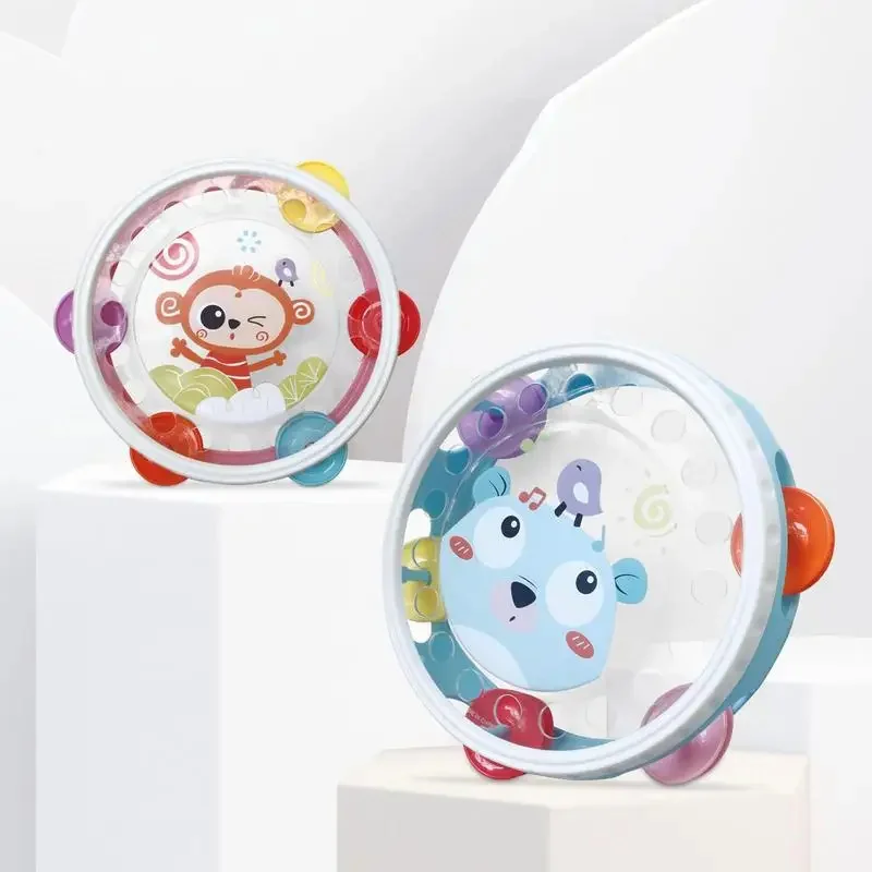 Montessori Baby Musical Tambourine Drum Toys Instruments Musical Learning Educational Toy For Boys Girls Birthday Gifts