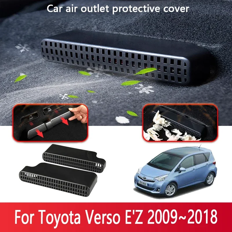 Car Interior Accessorie For Toyota Verso E'Z 2009~2018 2011 Seat Air Conditioner Duct Outlet Dustproof Auto Air Vent Covers