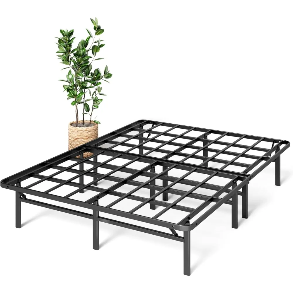 

SmartBase Super Heavy Duty Mattress Foundation with 4400lbs Weight Capacity, 14 Inch Metal Platform Bed Frame, No Box Spri
