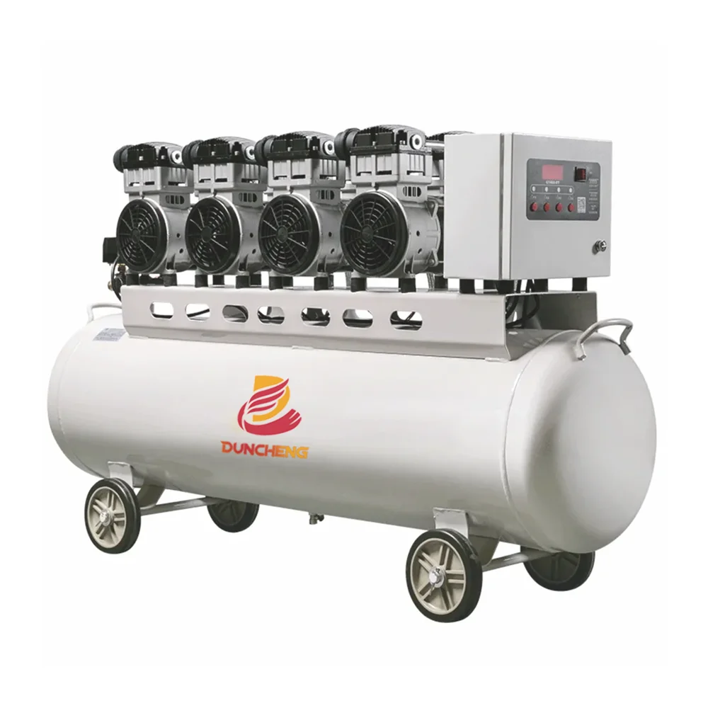 For Aircompressor 2400kw Oil-free Air Compressors With 400l 120 Litre Air Tank Ac Power portable