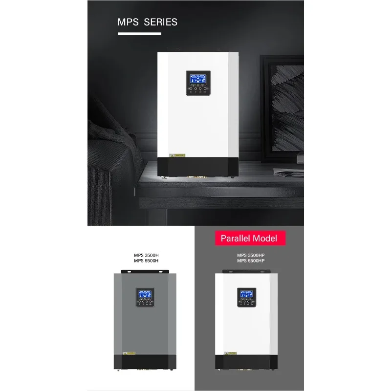 

TTN New Model MPS 3500H 1kw 2kw 3.5kw 4kw 5kw Hybrid Solar Inverter with Charge Controller for off Grid Solar Energy System