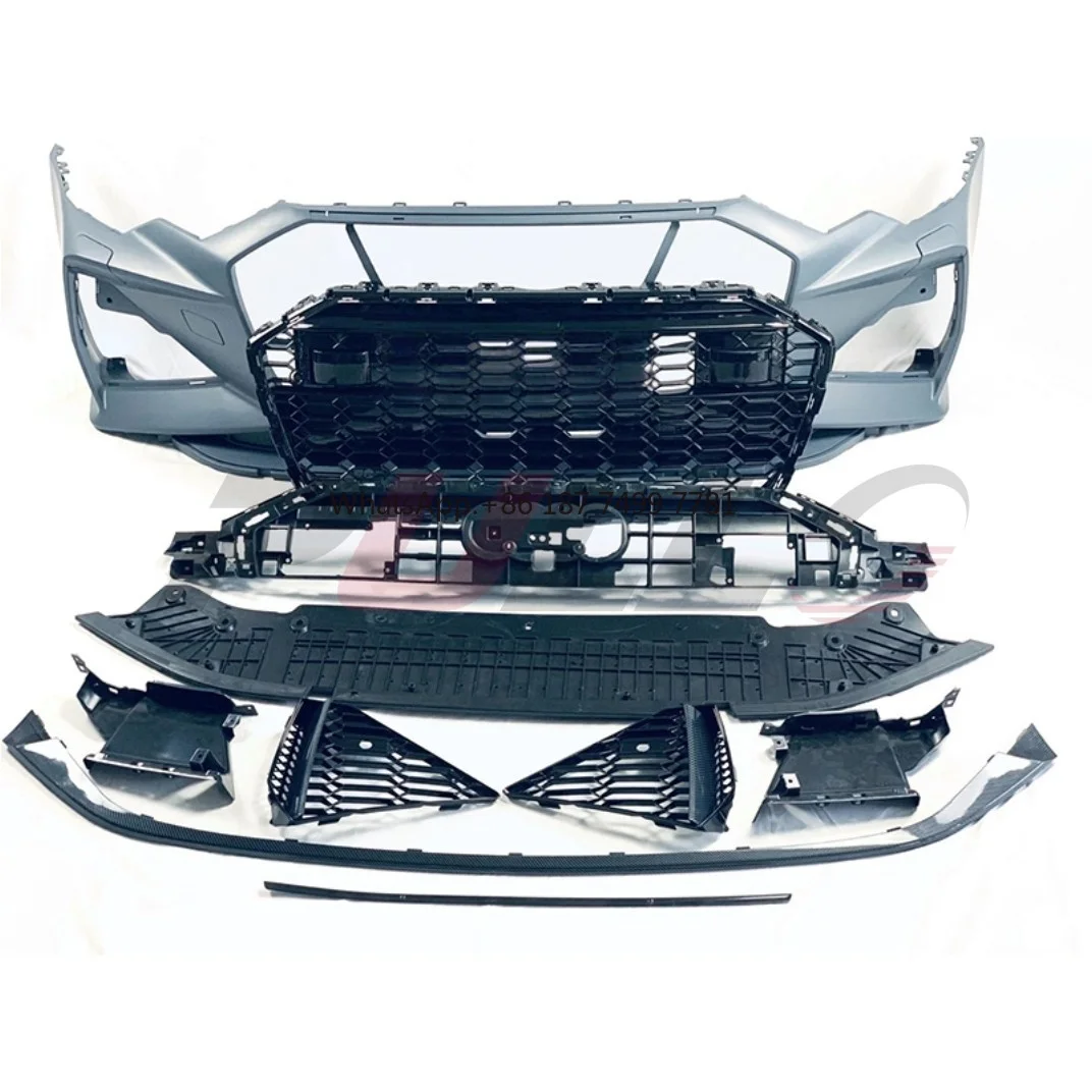 

Для . Обновление A6 2019-2020 к системе кузова автомобиля в стиле RS6 содержит передний бампер с решеткой